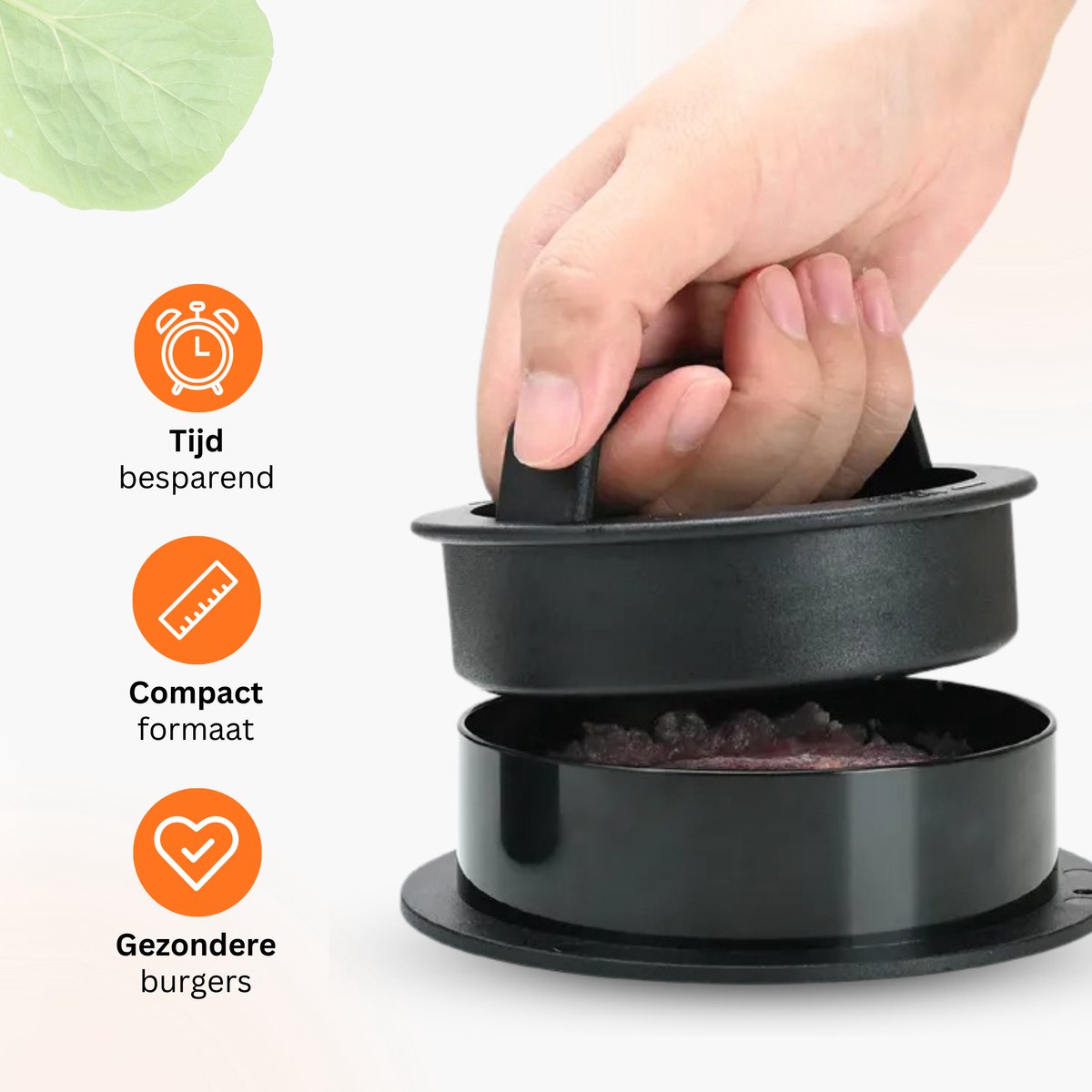 NP Goods Hamburgerpers 3 in 1