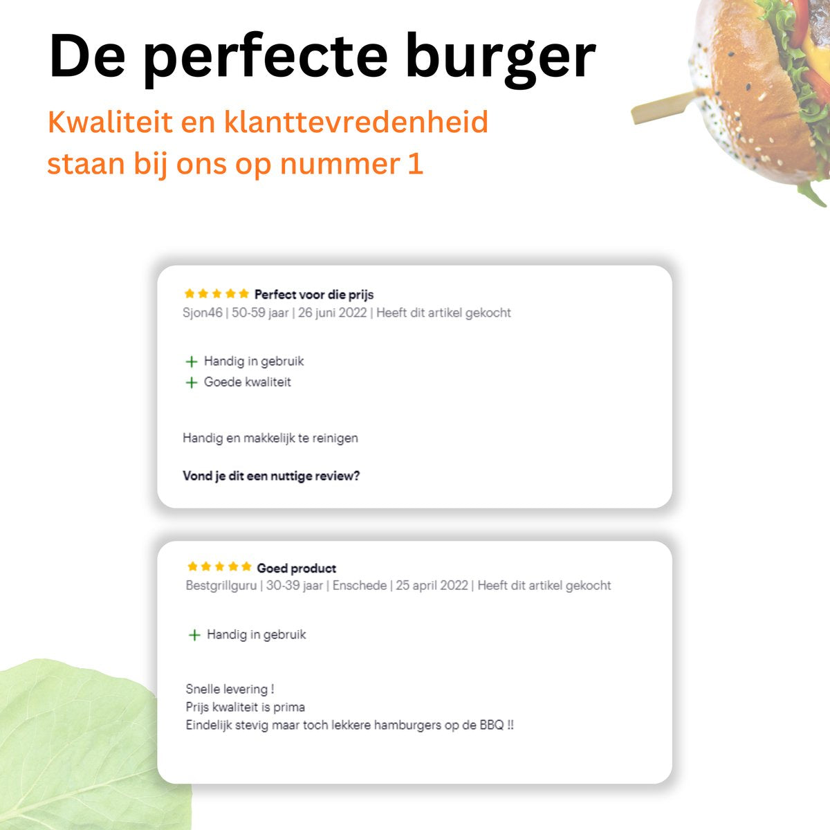 NP Goods Hamburgerpers 3 in 1