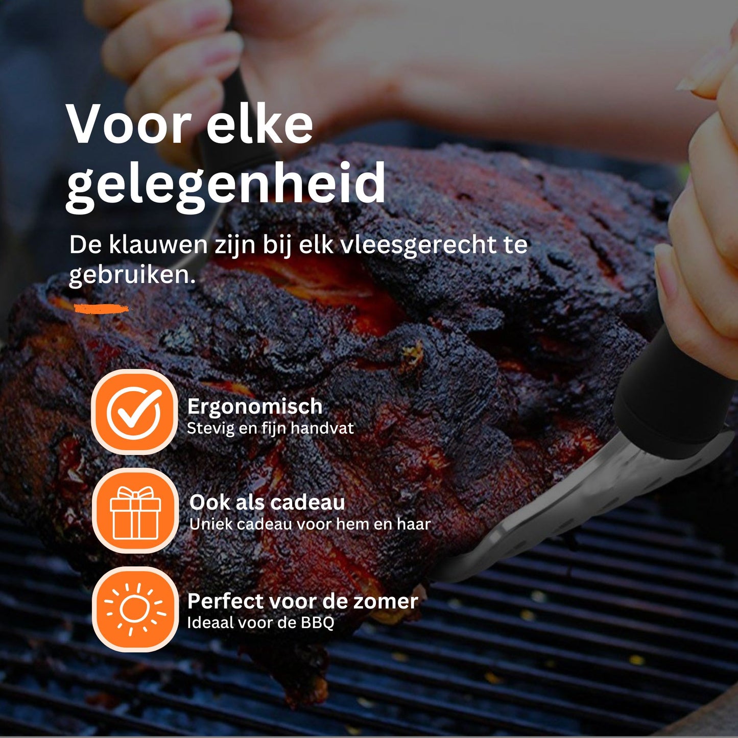 NP Goods Vleesklauwen - Voor pulled pork en kip - BBQ Accesoires