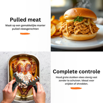 NP Goods Vleesklauwen - Voor pulled pork en kip - BBQ Accesoires