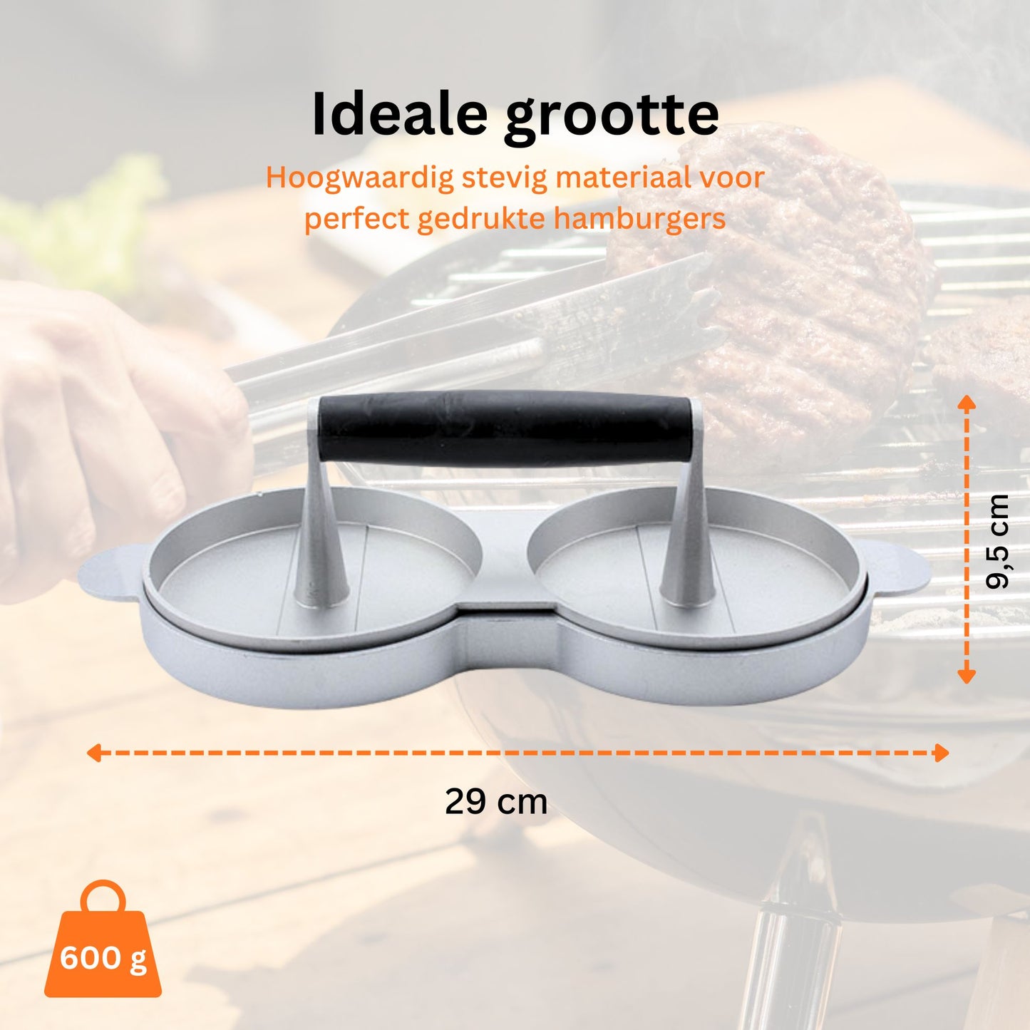 NP Goods Dubbele Hamburgerpers