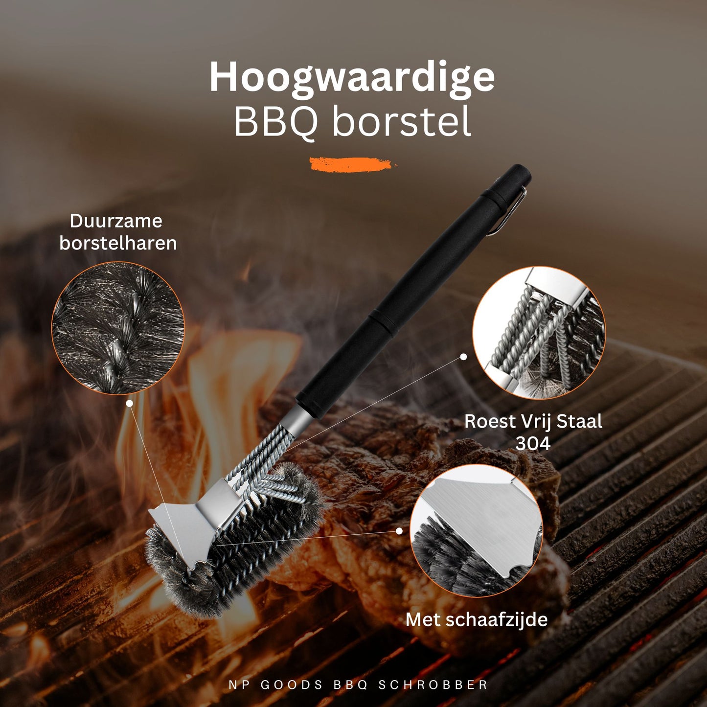NP Goods BBQ borstel