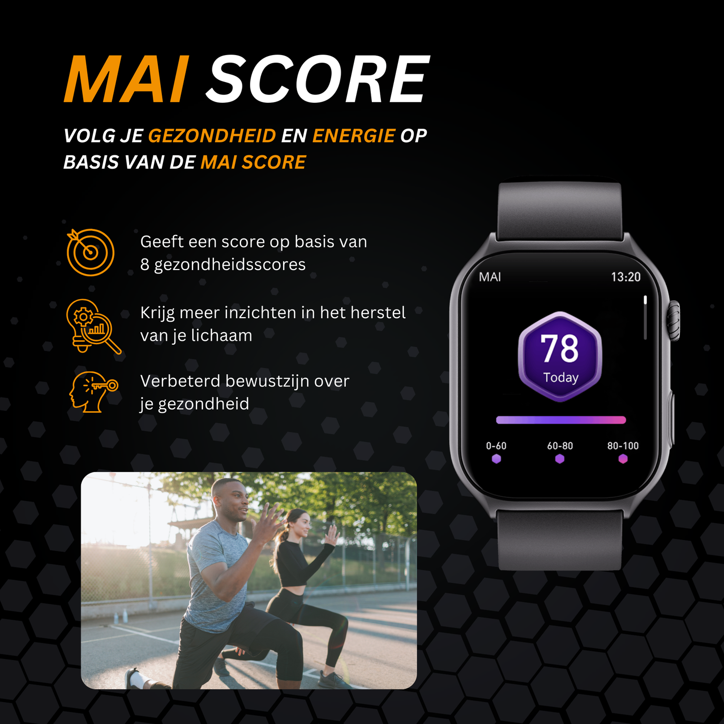 NP Sports Smartwatch GTS7 Pro incl. extra bandje