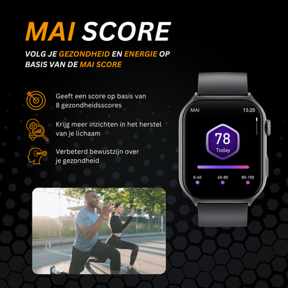 NP Sports Smartwatch GTS7 Pro incl. extra bandje