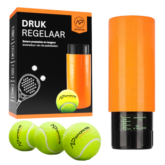 NP Sports - Padelballen drukregelaar inclusief 3 ballen